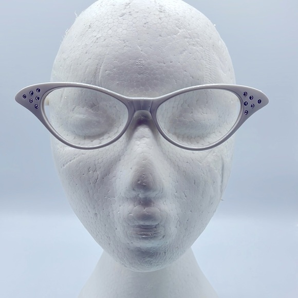 Pin up accessories bundle cat eye glasses and barrettes - Picture 3 of 5